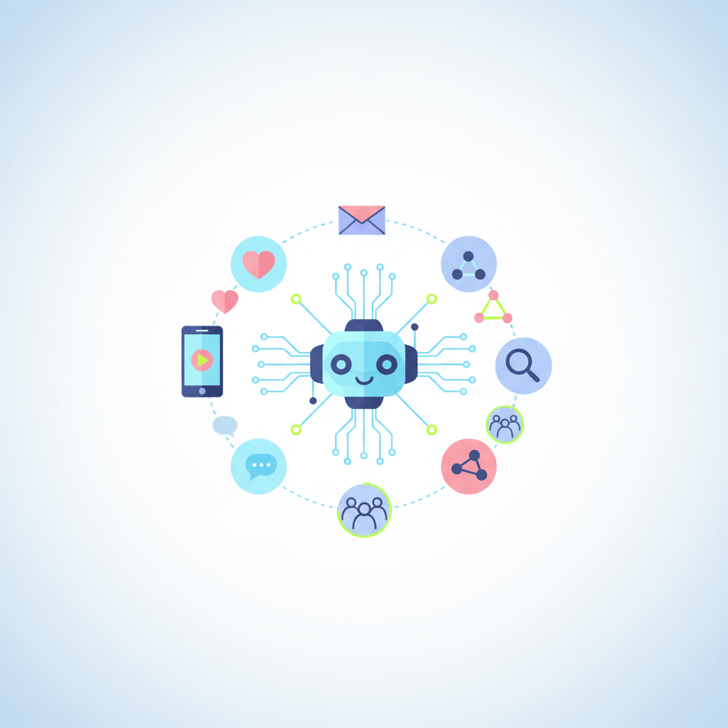 2025 marketing trends illustration