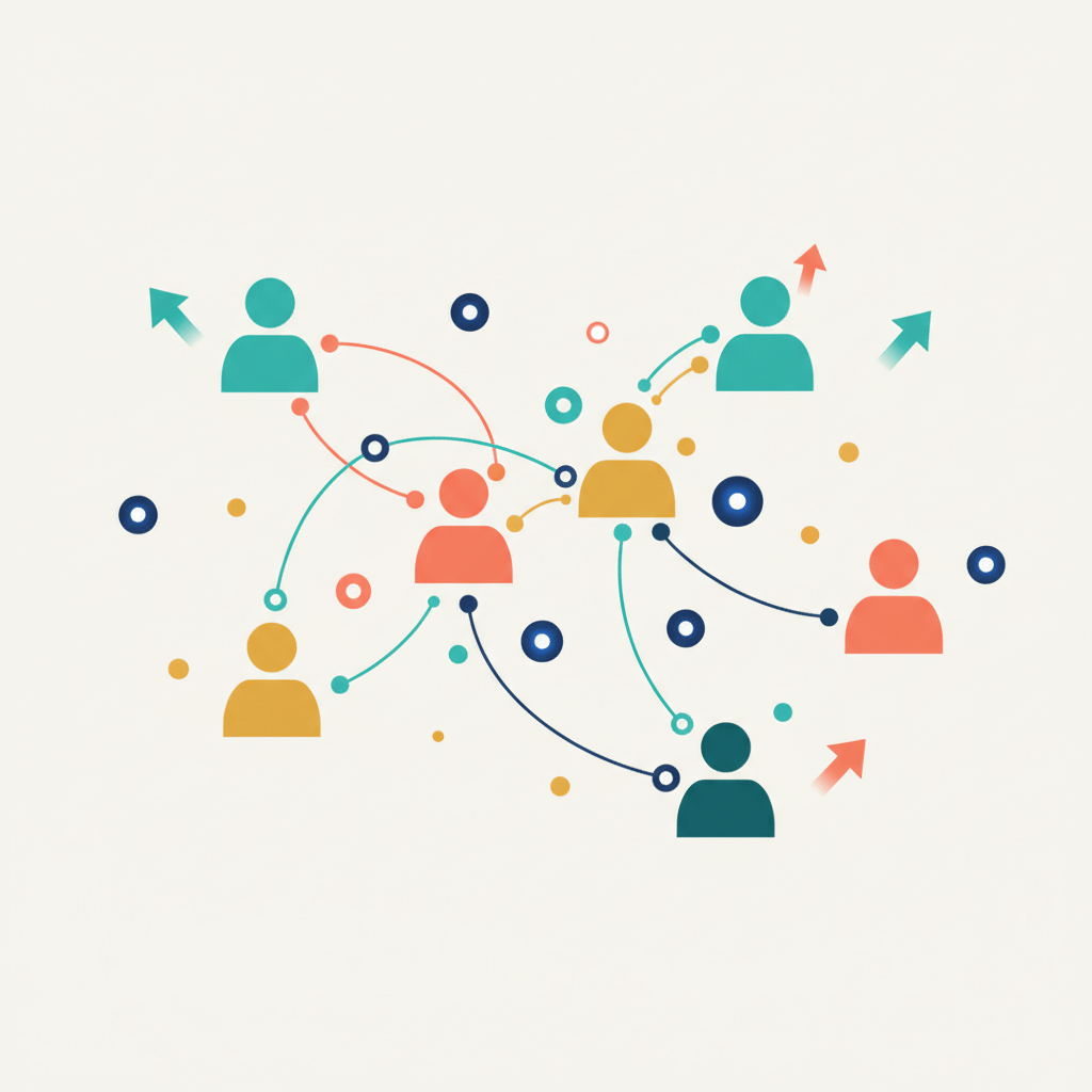 graphique d'impact des médias sociaux